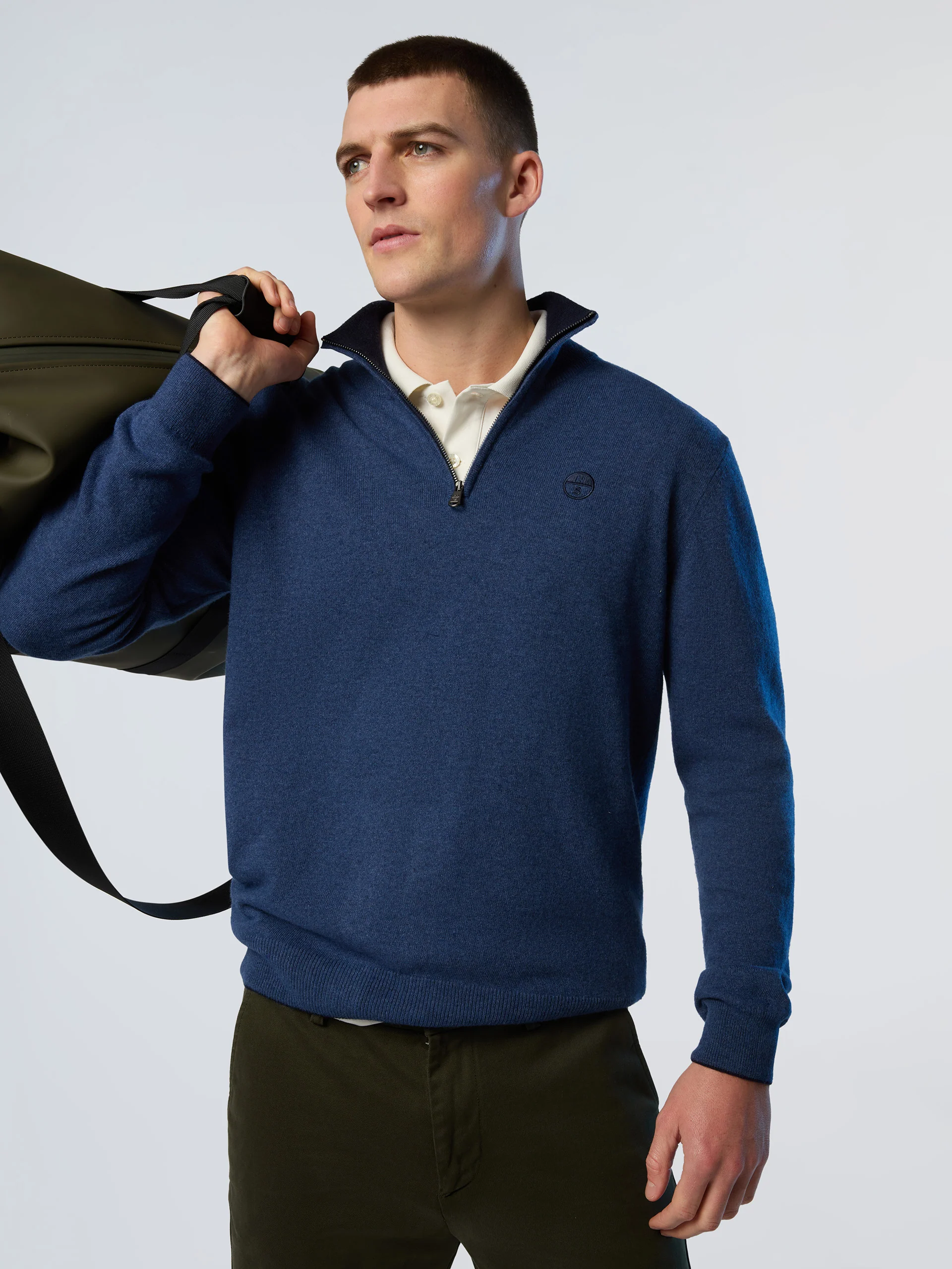 Cashmere half-zip sweater - Image 18