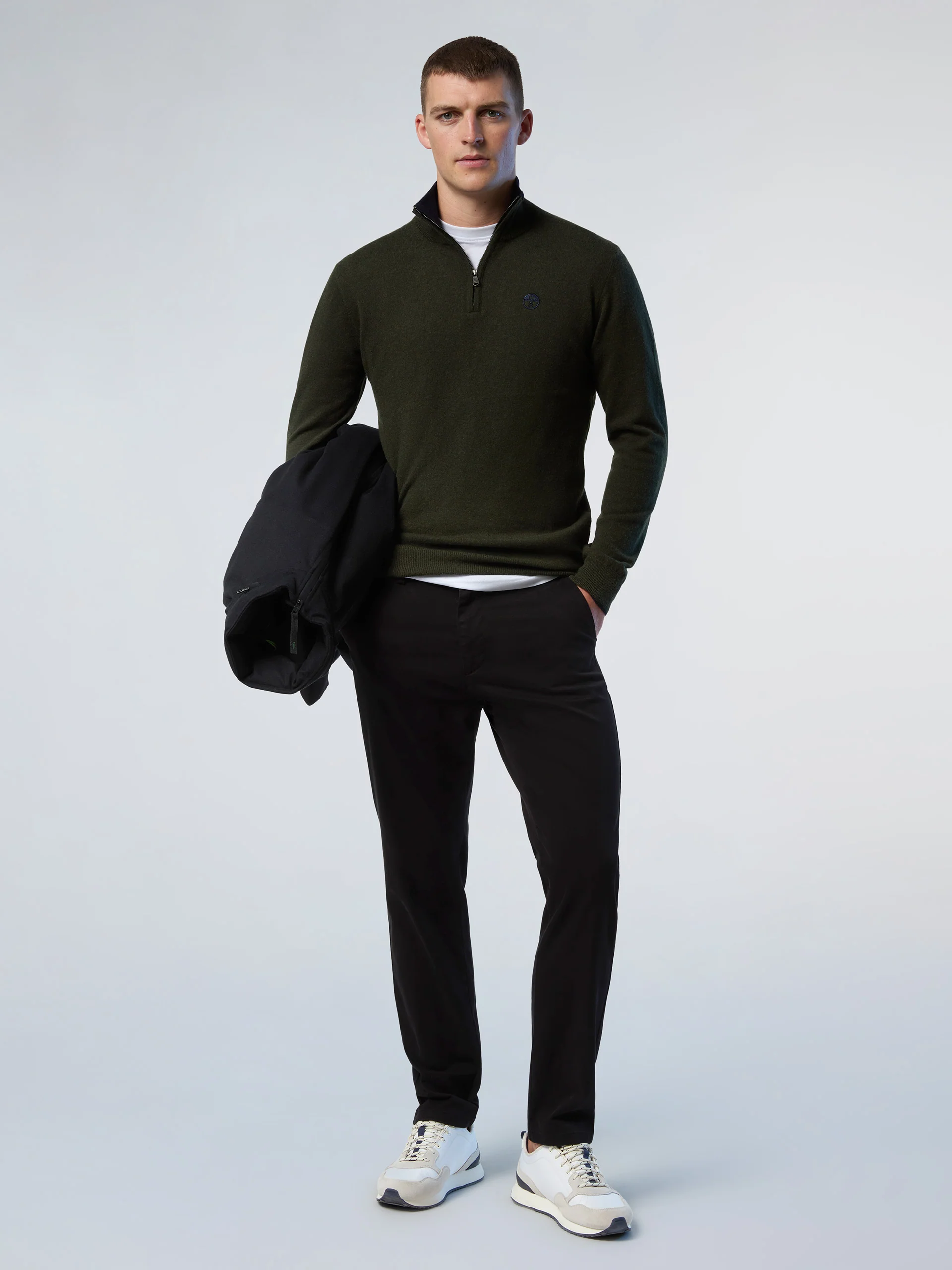 Cashmere half-zip sweater - Image 5